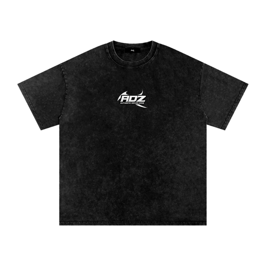 ADZ Lightning Snow Washed Oversized Cotton T-Shirt