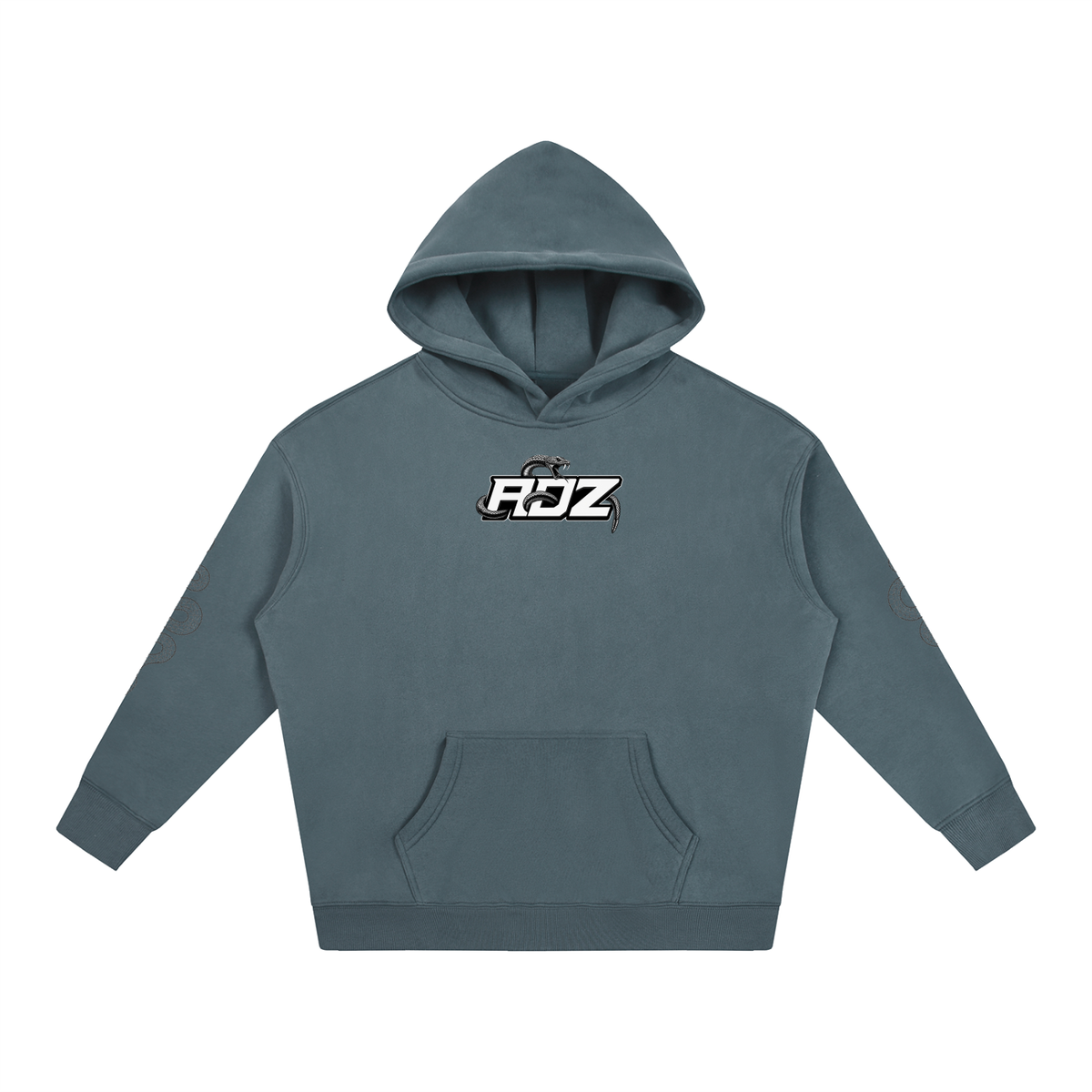 ADZ Snake Code Oversize Fleeced Hoodie (pocket)