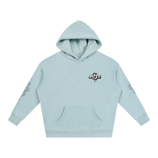 ADZ Snake Code Oversize Fleeced Hoodie (pocket)