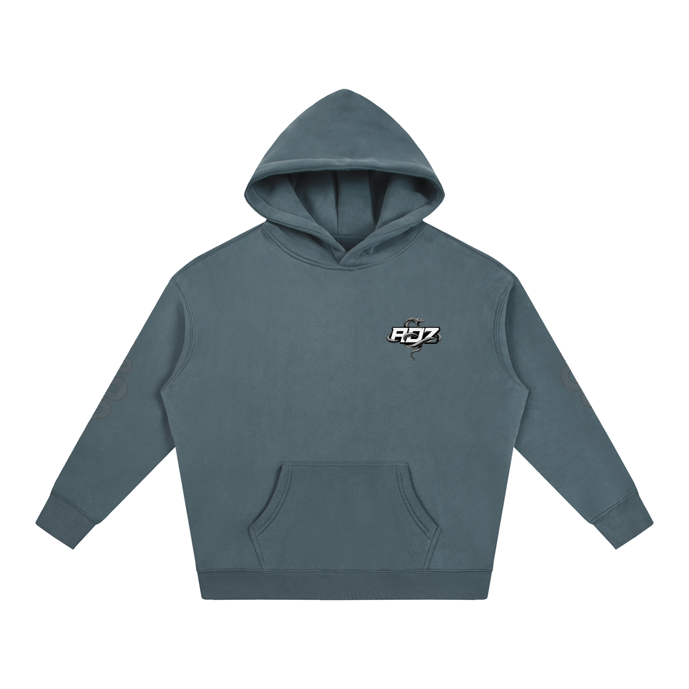 ADZ Snake Code Oversize Fleeced Hoodie (pocket)